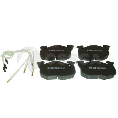 Stabdžių trinkelių rinkinys, diskinis stabdys OSSCA 09655