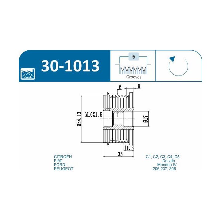 Laisvos eigos sankaba, kint. sr. generatorius IJS GROUP 30-1013