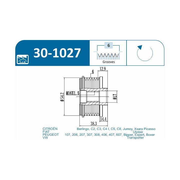 Laisvos eigos sankaba, kint. sr. generatorius IJS GROUP 30-1027