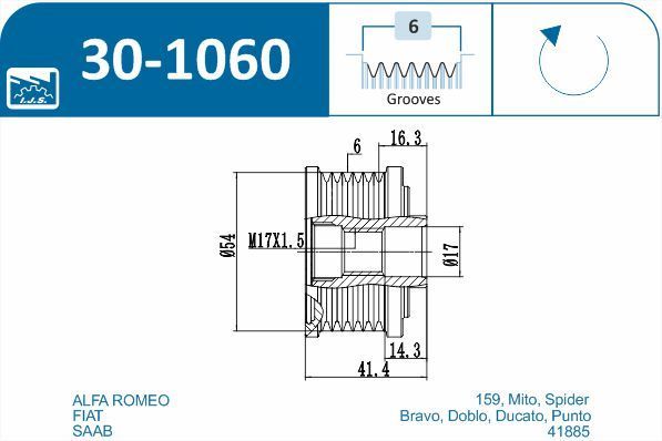 Laisvos eigos sankaba, kint. sr. generatorius IJS GROUP 30-1060
