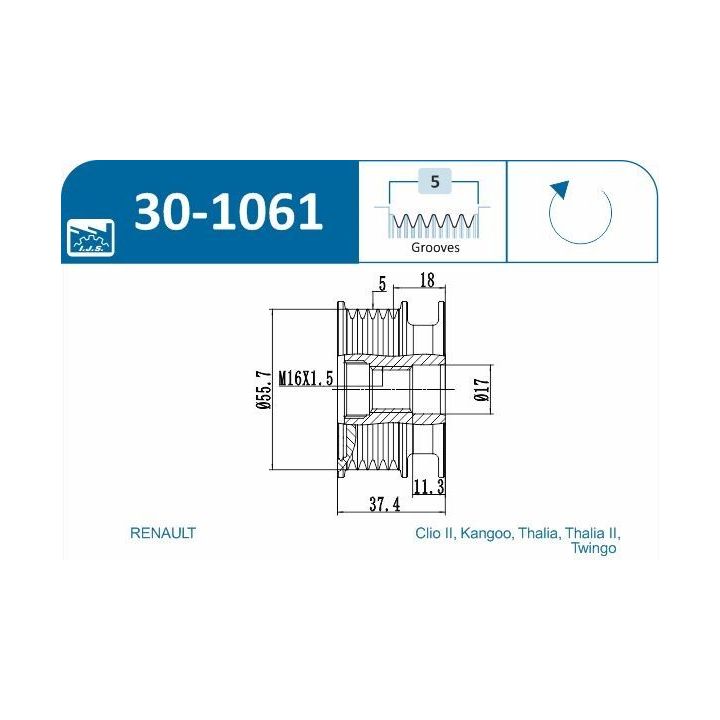 Laisvos eigos sankaba, kint. sr. generatorius IJS GROUP 30-1061