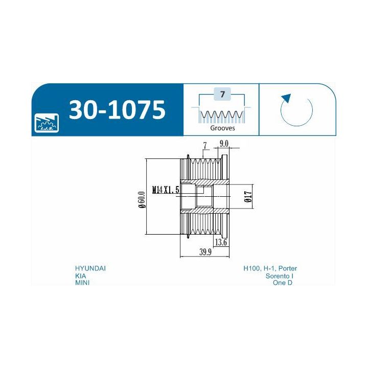 Laisvos eigos sankaba, kint. sr. generatorius IJS GROUP 30-1075