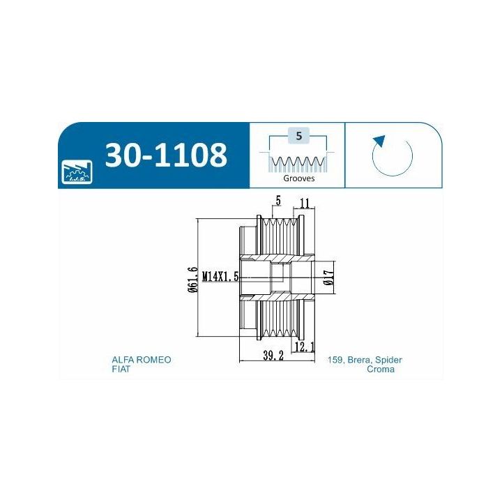 Laisvos eigos sankaba, kint. sr. generatorius IJS GROUP 30-1108