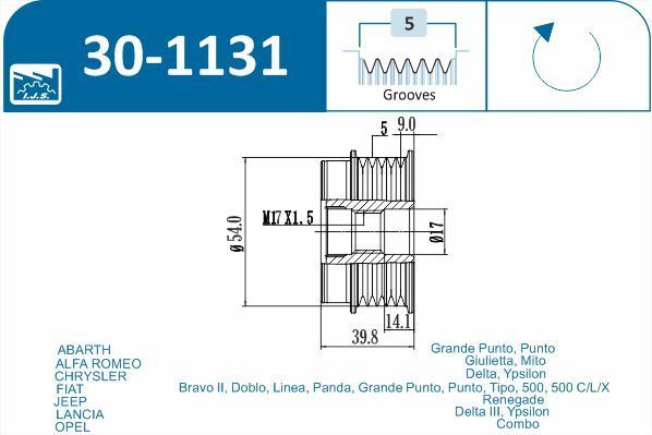 Laisvos eigos sankaba, kint. sr. generatorius IJS GROUP 30-1131