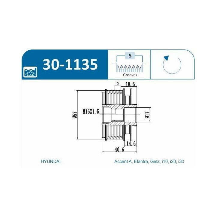 Laisvos eigos sankaba, kint. sr. generatorius IJS GROUP 30-1135