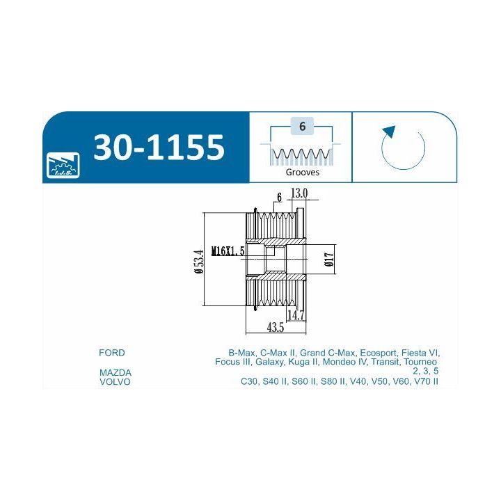 Laisvos eigos sankaba, kint. sr. generatorius IJS GROUP 30-1155