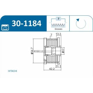 Laisvos eigos sankaba, kint. sr. generatorius IJS GROUP 30-1184
