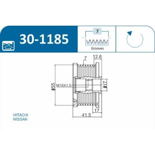 Laisvos eigos sankaba, kint. sr. generatorius IJS GROUP 30-1185