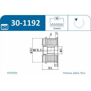 Laisvos eigos sankaba, kint. sr. generatorius IJS GROUP 30-1192