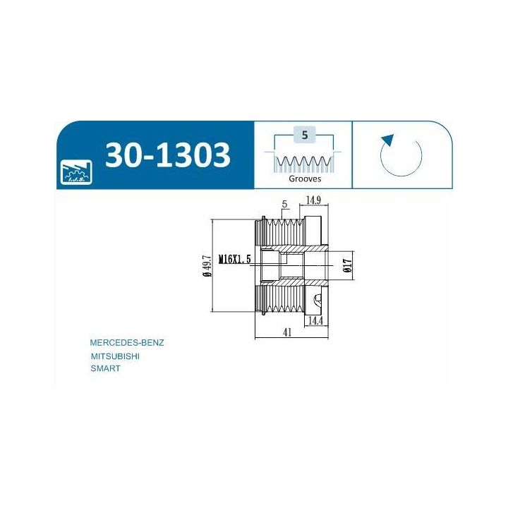 Laisvos eigos sankaba, kint. sr. generatorius IJS GROUP 30-1303
