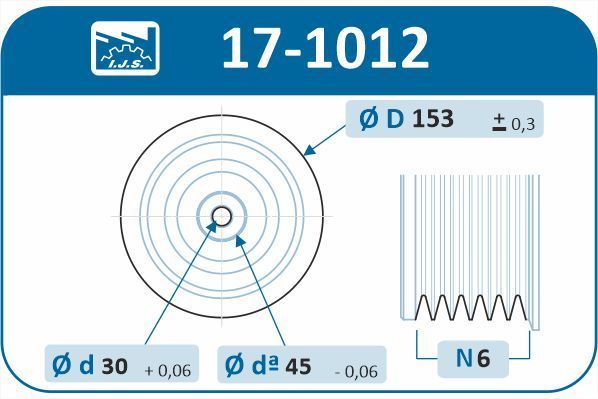 Skriemulys, alkūninis velenas IJS GROUP 17-1012