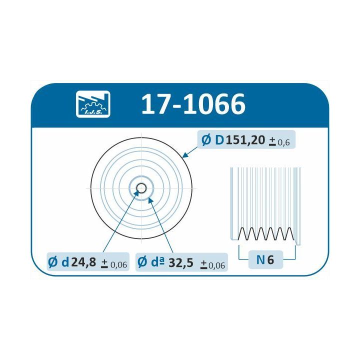 Skriemulys, alkūninis velenas IJS GROUP 17-1066