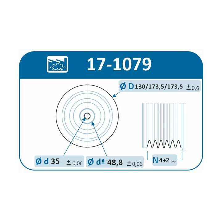 Skriemulys, alkūninis velenas IJS GROUP 17-1079