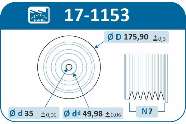 Skriemulys, alkūninis velenas IJS GROUP 17-1153
