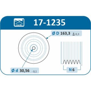 Skriemulys, alkūninis velenas IJS GROUP 17-1235