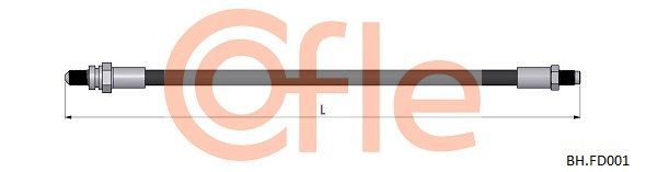 Stabdžių žarnelė COFLE 92.BH.FD001