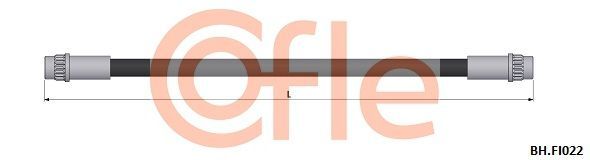 Stabdžių žarnelė COFLE 92.BH.FI022