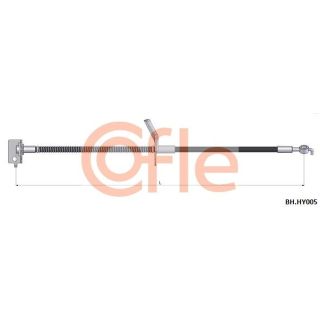 Stabdžių žarnelė COFLE 92.BH.HY005