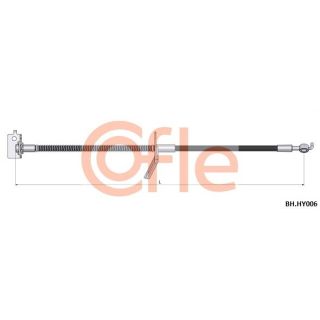 Stabdžių žarnelė COFLE 92.BH.HY006