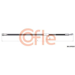 Stabdžių žarnelė COFLE 92.BH.HY024