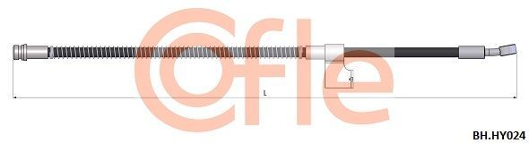 Stabdžių žarnelė COFLE 92.BH.HY024