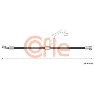 Stabdžių žarnelė COFLE 92.BH.HY033