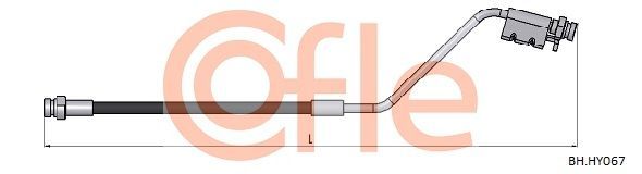 Stabdžių žarnelė COFLE 92.BH.HY067