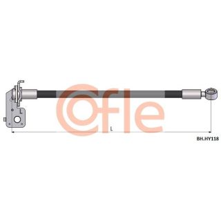 Stabdžių žarnelė COFLE 92.BH.HY118