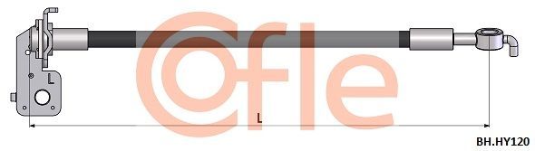 Stabdžių žarnelė COFLE 92.BH.HY120