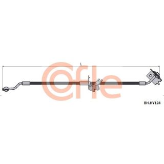 Stabdžių žarnelė COFLE 92.BH.HY124