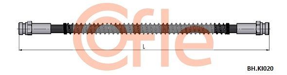 Stabdžių žarnelė COFLE 92.BH.KI020