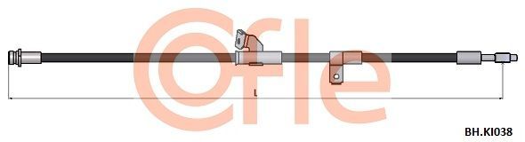 Stabdžių žarnelė COFLE 92.BH.KI038