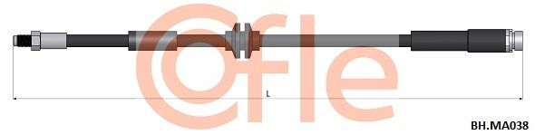 Stabdžių žarnelė COFLE 92.BH.MA038