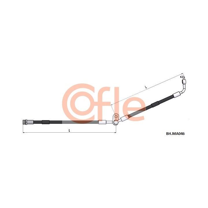 Stabdžių žarnelė COFLE 92.BH.MA046