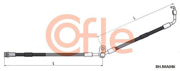 Stabdžių žarnelė COFLE 92.BH.MA046