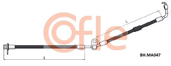 Stabdžių žarnelė COFLE 92.BH.MA047