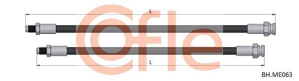 Stabdžių žarnelė COFLE 92.BH.ME063
