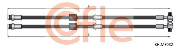 Stabdžių žarnelė COFLE 92.BH.ME082