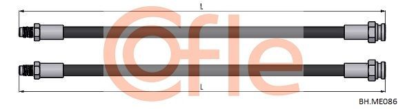 Stabdžių žarnelė COFLE 92.BH.ME086