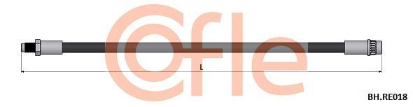 Stabdžių žarnelė COFLE 92.BH.RE018