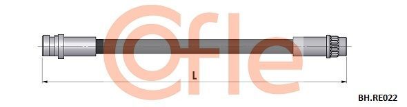 Stabdžių žarnelė COFLE 92.BH.RE022