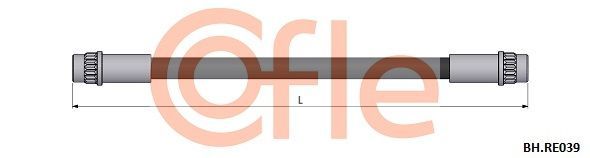 Stabdžių žarnelė COFLE 92.BH.RE039