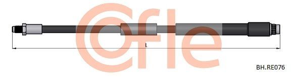 Stabdžių žarnelė COFLE 92.BH.RE076