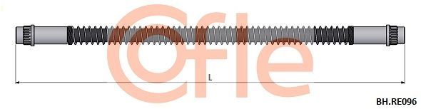 Stabdžių žarnelė COFLE 92.BH.RE096
