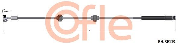 Stabdžių žarnelė COFLE 92.BH.RE119