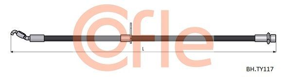 Stabdžių žarnelė COFLE 92.BH.TY117
