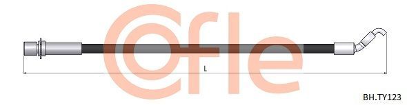 Stabdžių žarnelė COFLE 92.BH.TY123