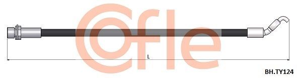 Stabdžių žarnelė COFLE 92.BH.TY124