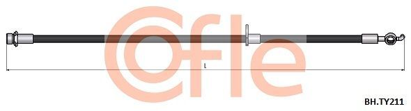 Stabdžių žarnelė COFLE 92.BH.TY211
