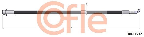 Stabdžių žarnelė COFLE 92.BH.TY212